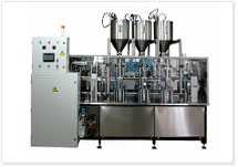 cup filling and sealing machine