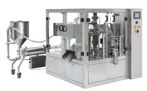 stand up pouch filling and sealing machine